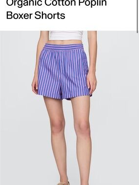 GAP Purple Shorts with Pink Stripes